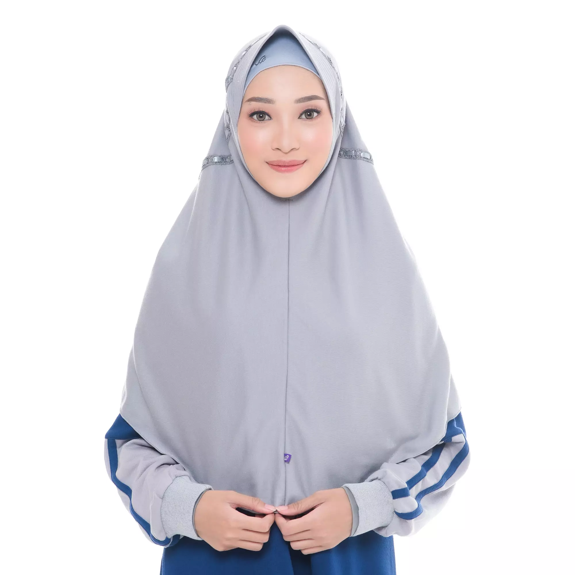 RABBANI - Kerudung Sekolah Instan Hemy KAA XL - Wild Dove