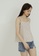 MMRS. Garb beige Saffron Button Blouse - Polka BB699AA27CBCB5GS_3