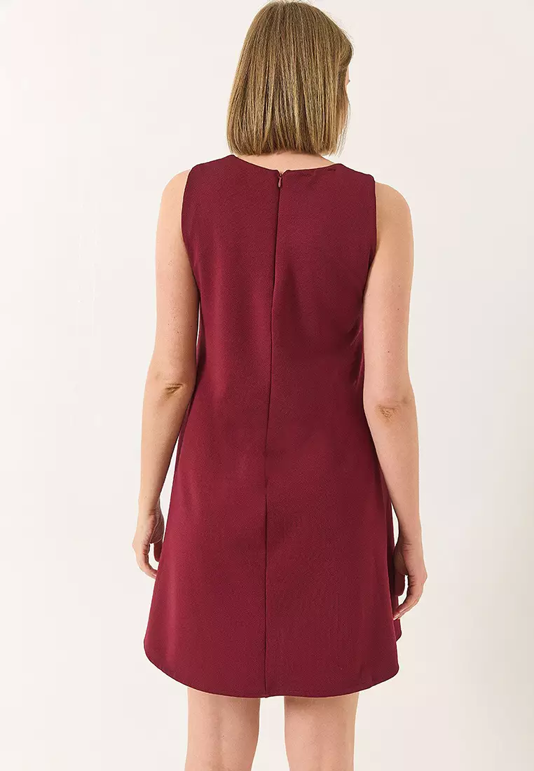 Women's Strappy Hidden Zipper Summer Woven Bell Dress 60283185
