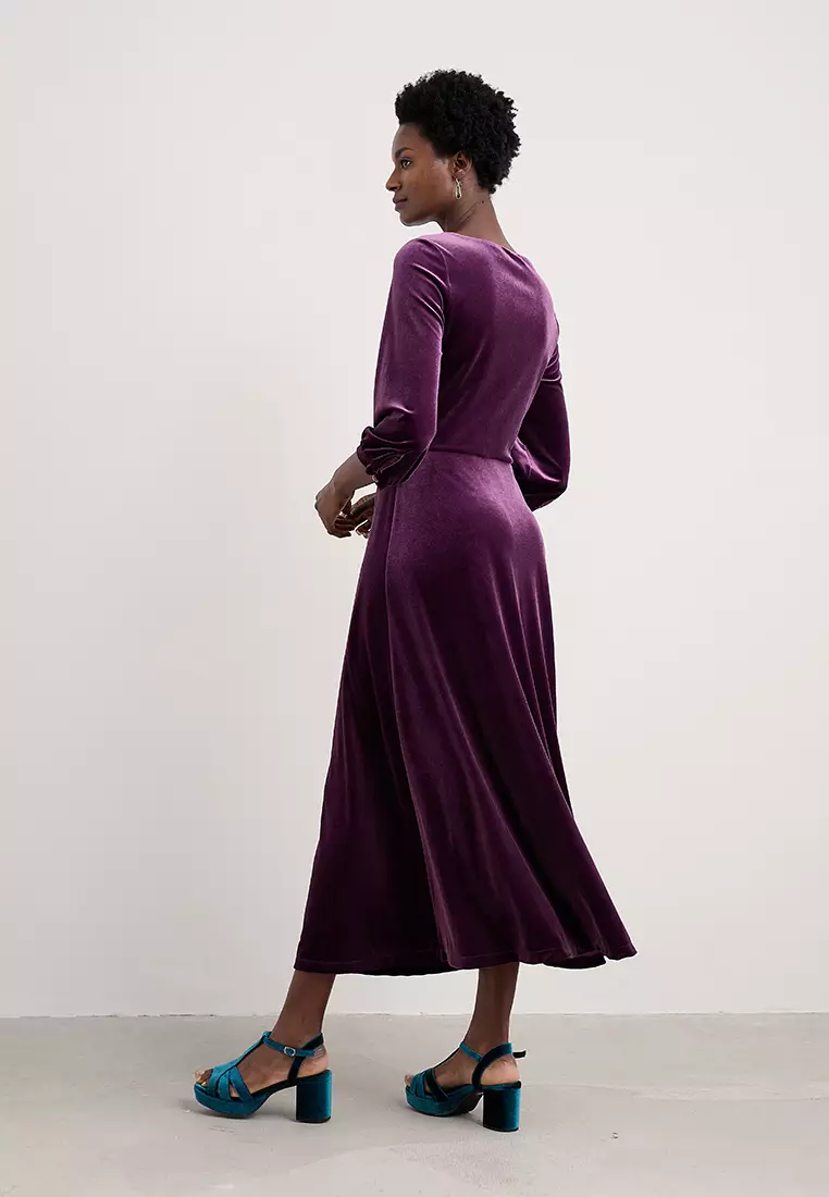 Seasalt Cornwall Purple Oak Cottage Dress