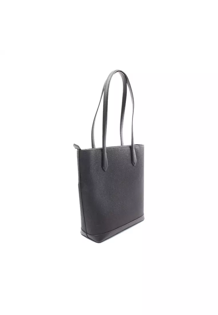 black shoulder bag tote