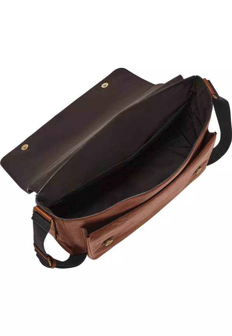 Fossil mens leather shoulder bags outlet