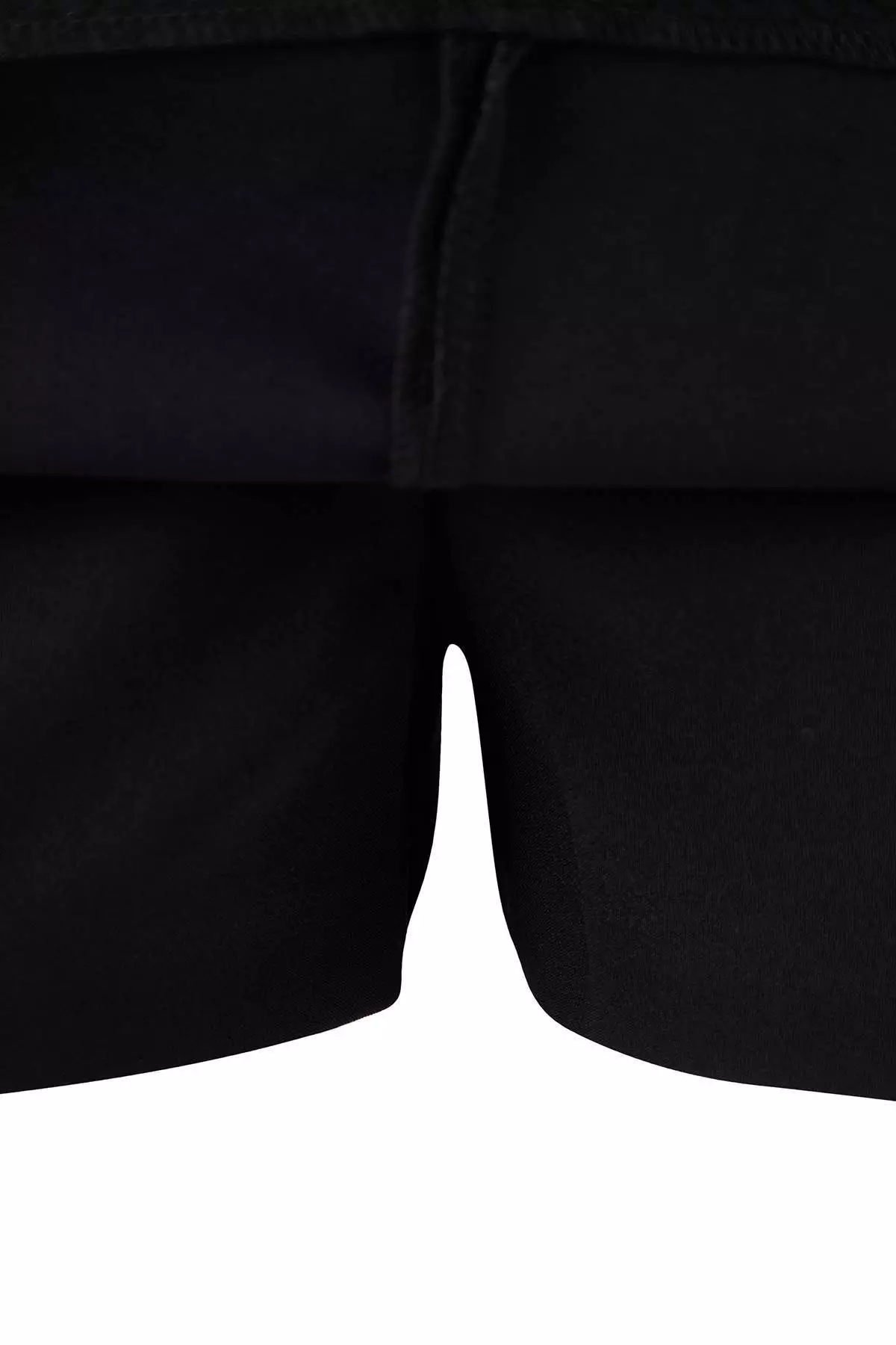 Black Low Waist Stone Printed Woven Skirt Look Shorts Tpraw26Sr2