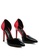 London Rag black and pink Patent PU Slip on Stiletto Heels in Pink and Black B5B19SH3063E52GS_2