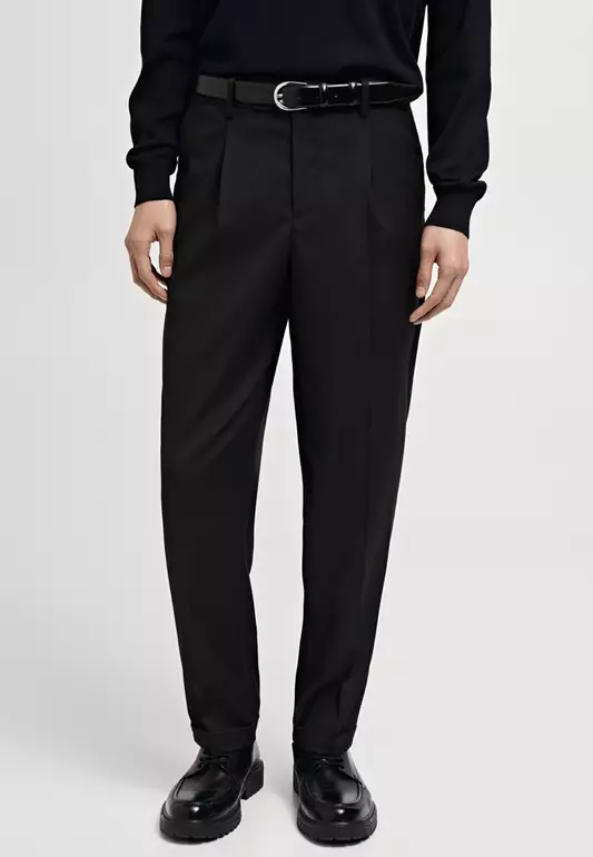 Slim-Fit Suit Trousers