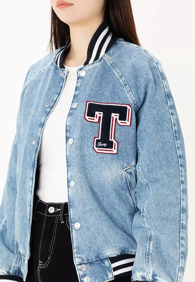Letterman Denim Jacket - Tommy Jeans