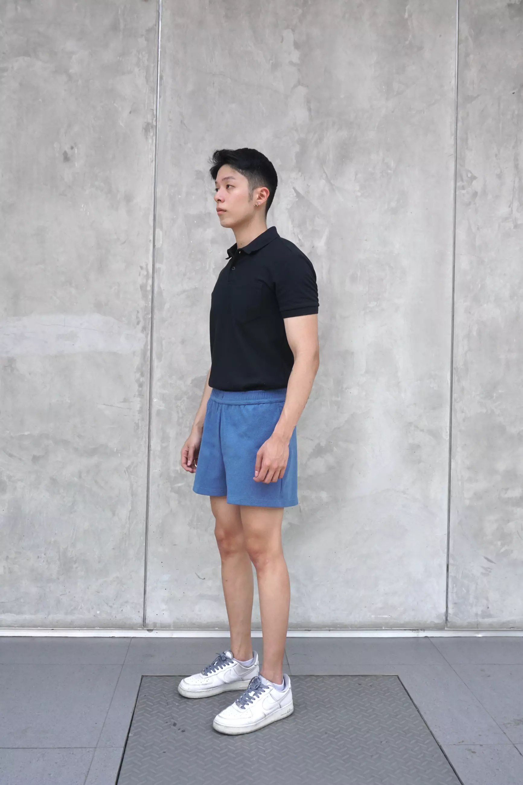 Kale CAKA TANPA SAKU BLUE/ Short Pants / Celana Pendek Pria / Celana Santai Pria