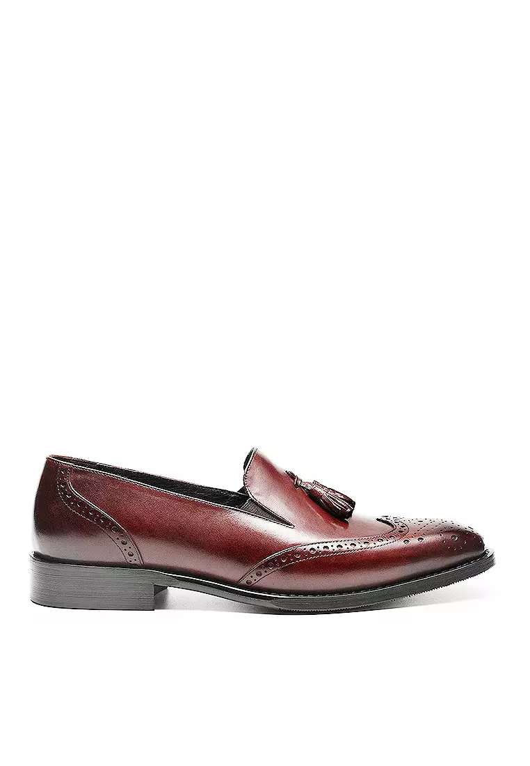 Discount on Twenty Eight Shoes  shoes - SKU: VANSA Top Layer Cowhide Tassel Loafer Shoes VSM-F51804