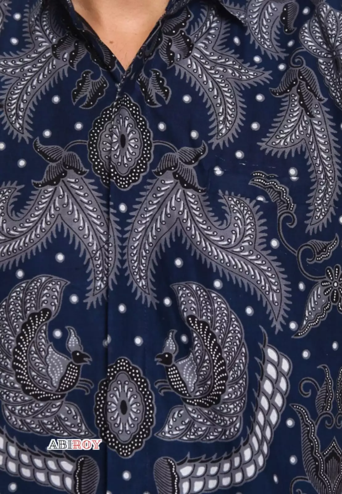 Kemeja Batik Pria Premium Slimfit Elegant Modern Lengan Pendek Baratayudha