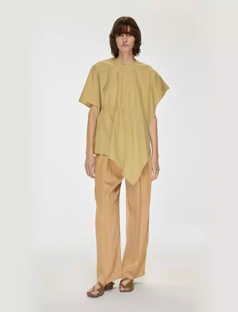 JNBY Women's Loose Round Neck Short-Sleeve Top