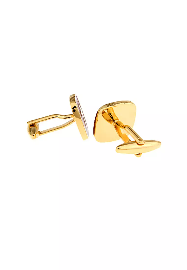 Gold Cross Cufflinks (UPKC10068b)