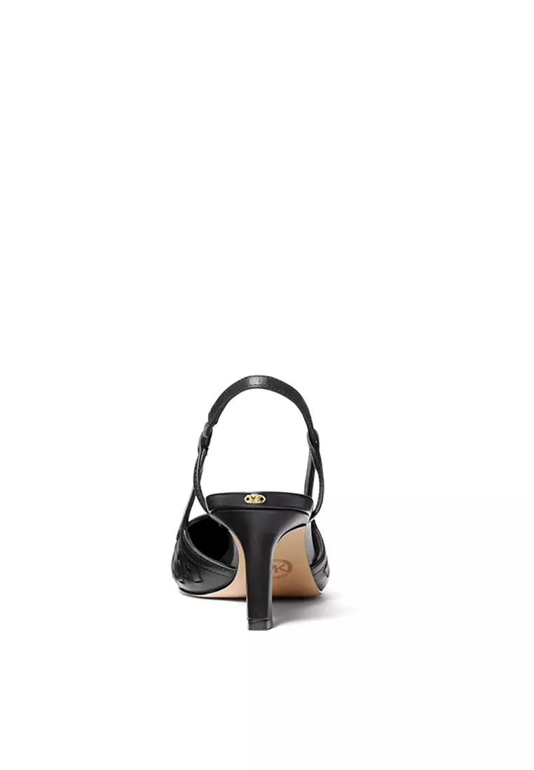 Buy MICHAEL KORS Alora Hand-Woven Leather Slingback Pumps 2025 Online ...