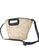 Maje black and beige Woven Palm Mini Basket Bag 9ED07AC75C5190GS_3