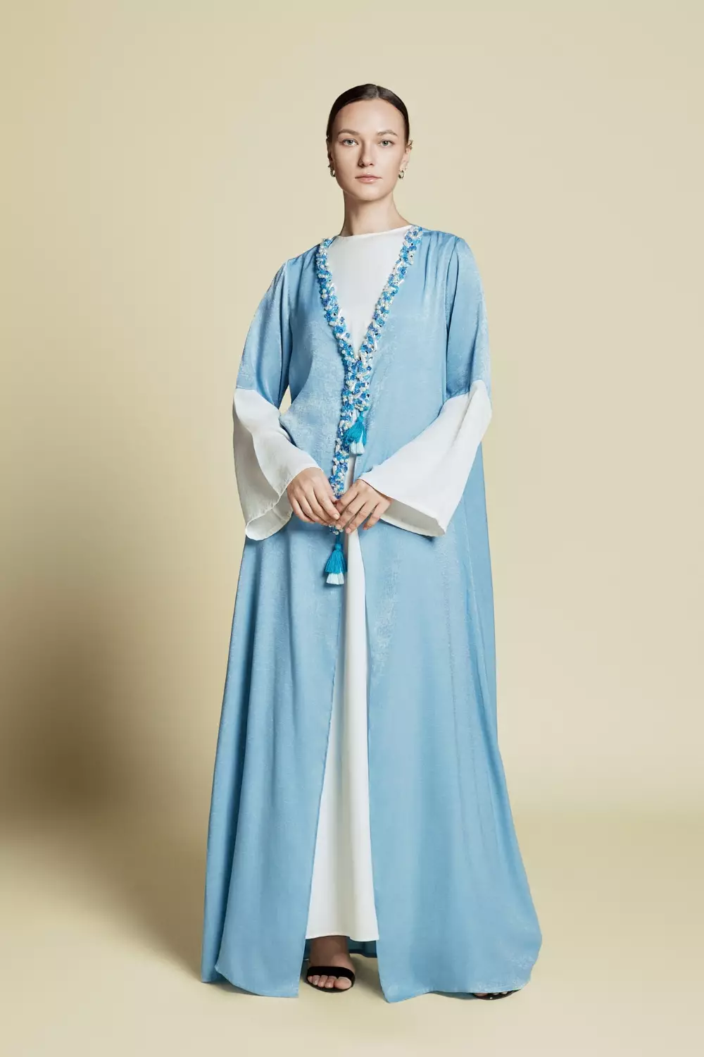 DEMURE&CO - Jana Prive’ Coat Dress in baby blue