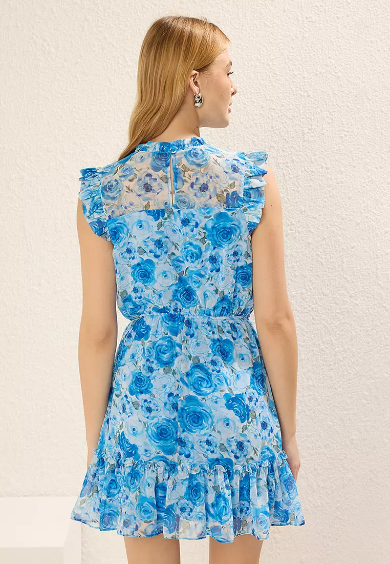 Floral Ruffle Dress