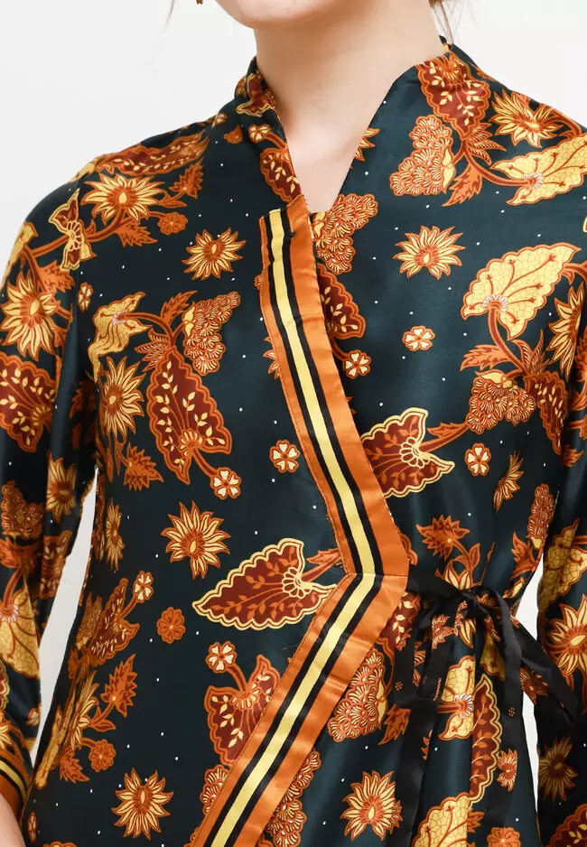 Blouse Batik Daun Keladi