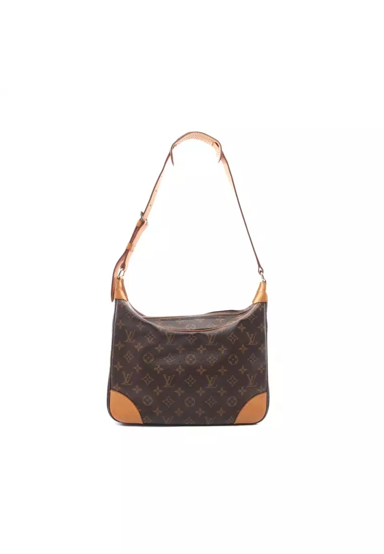 Louis Vuitton Pre-loved LOUIS VUITTON Boulogne PM monogram Shoulder bag PVC  leather Brown 2023, Buy Louis Vuitton Online