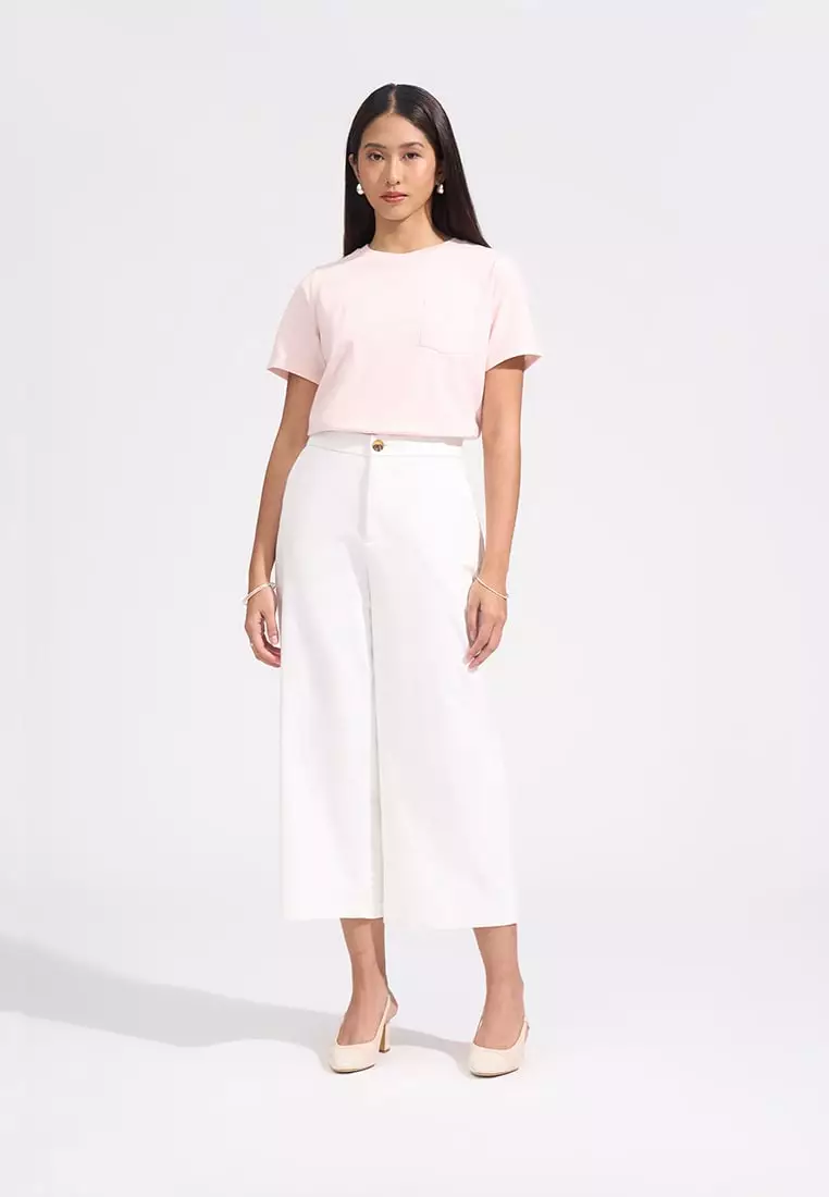 Boxy Tee With Patch Pocket