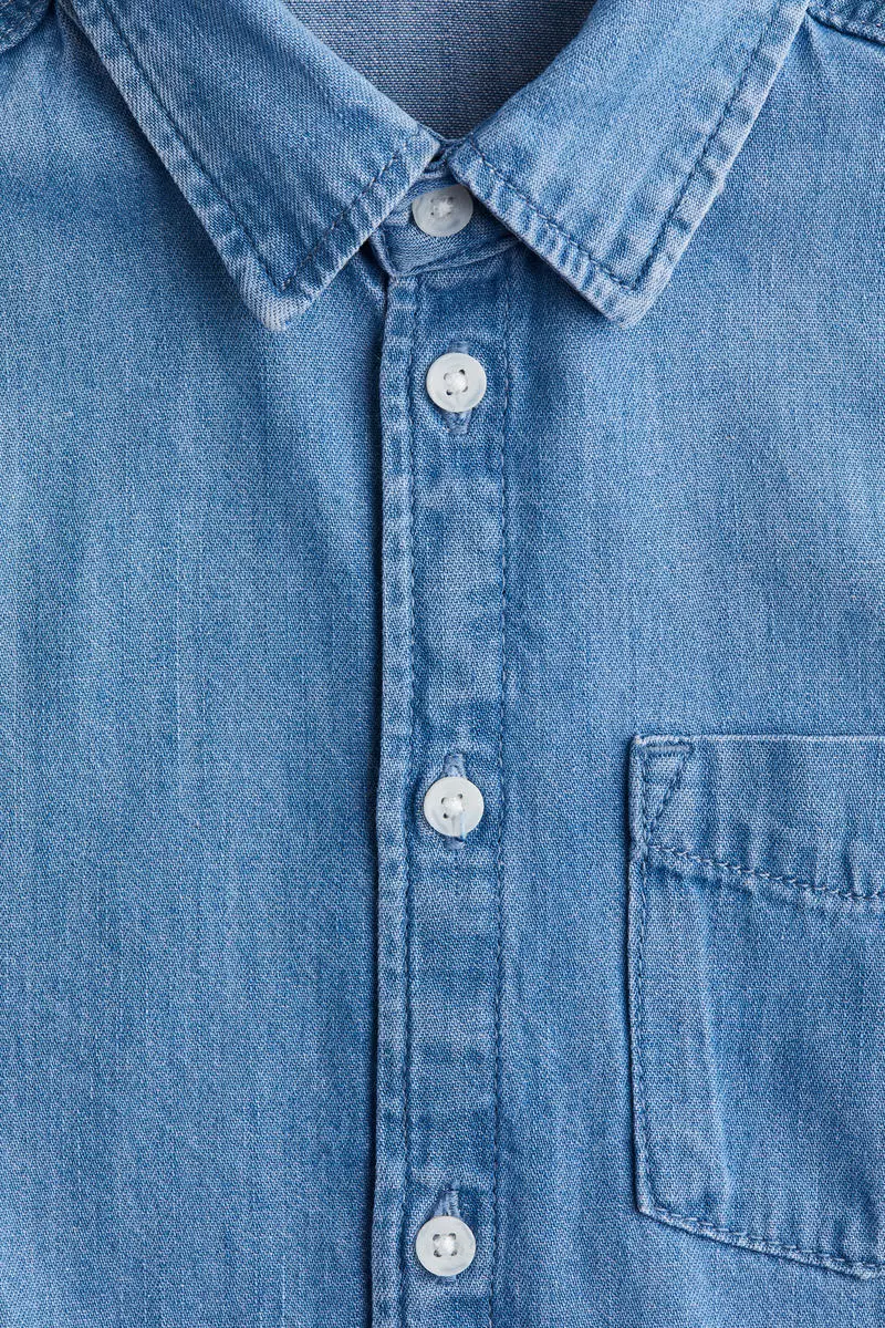 Cotton denim shirt