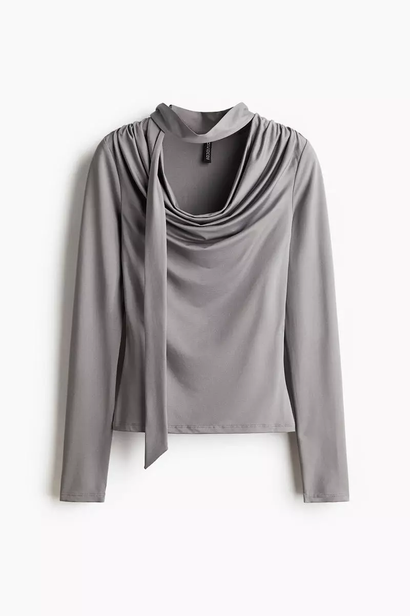 Scarf-detail top