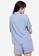 ZALORA BASICS blue Lounge Button Front Shirt 62145AA8A58C24GS_2