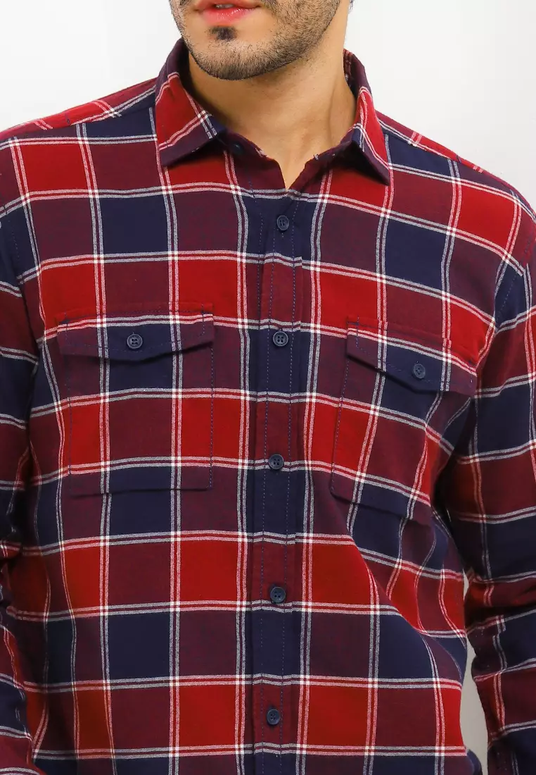 Cotton Flanel Shirt KLL546