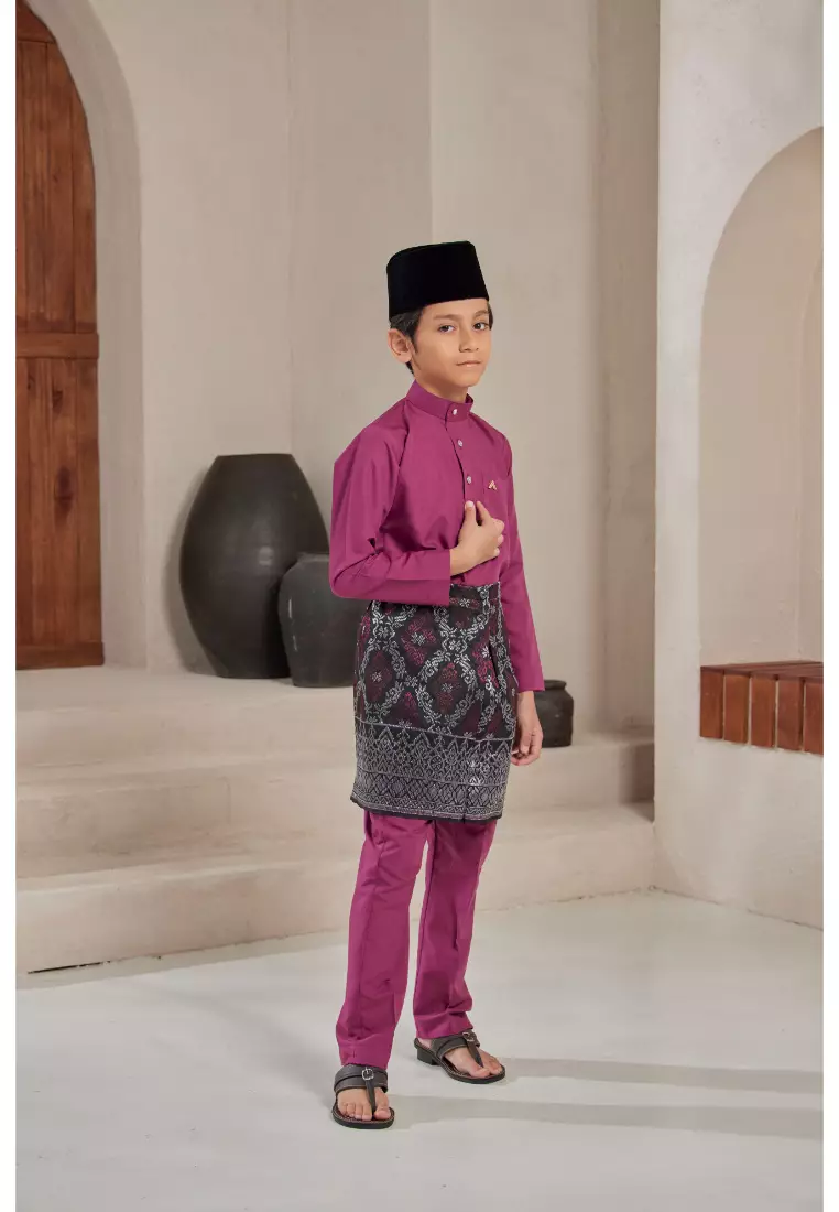 Baju Melayu Moden Cekak Musang for Kids
