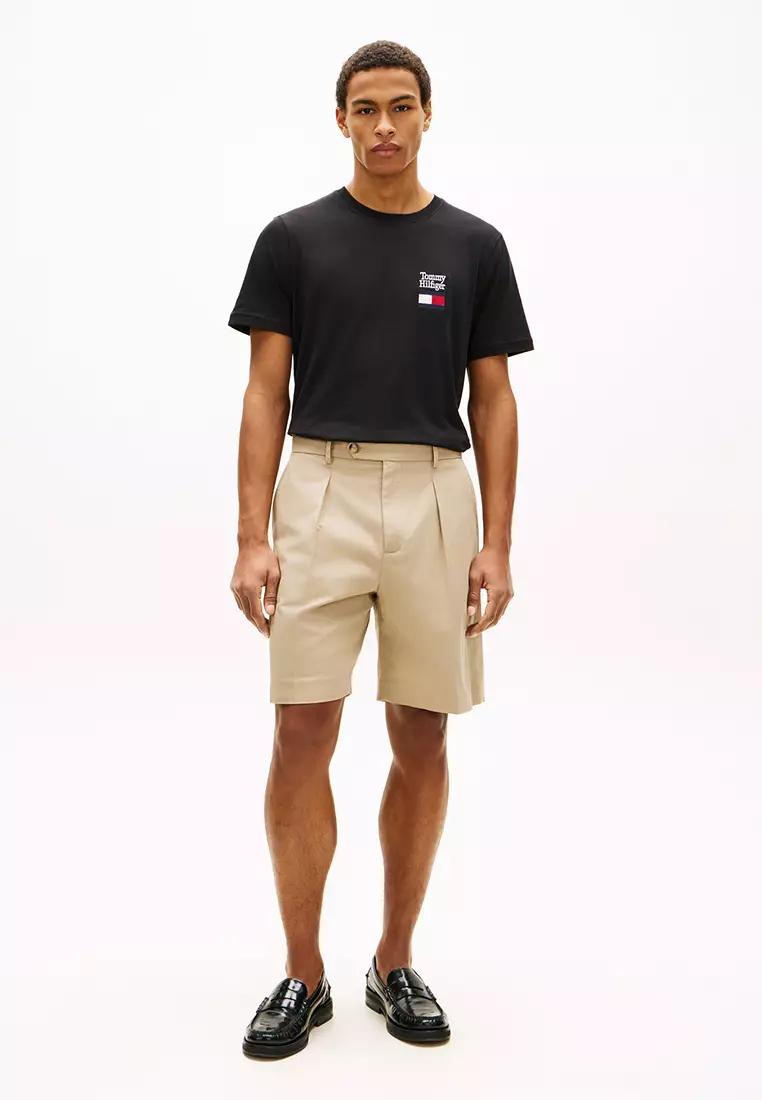 Logo Embroidery Jersey Crew Neck T-Shirt - TH Mainline