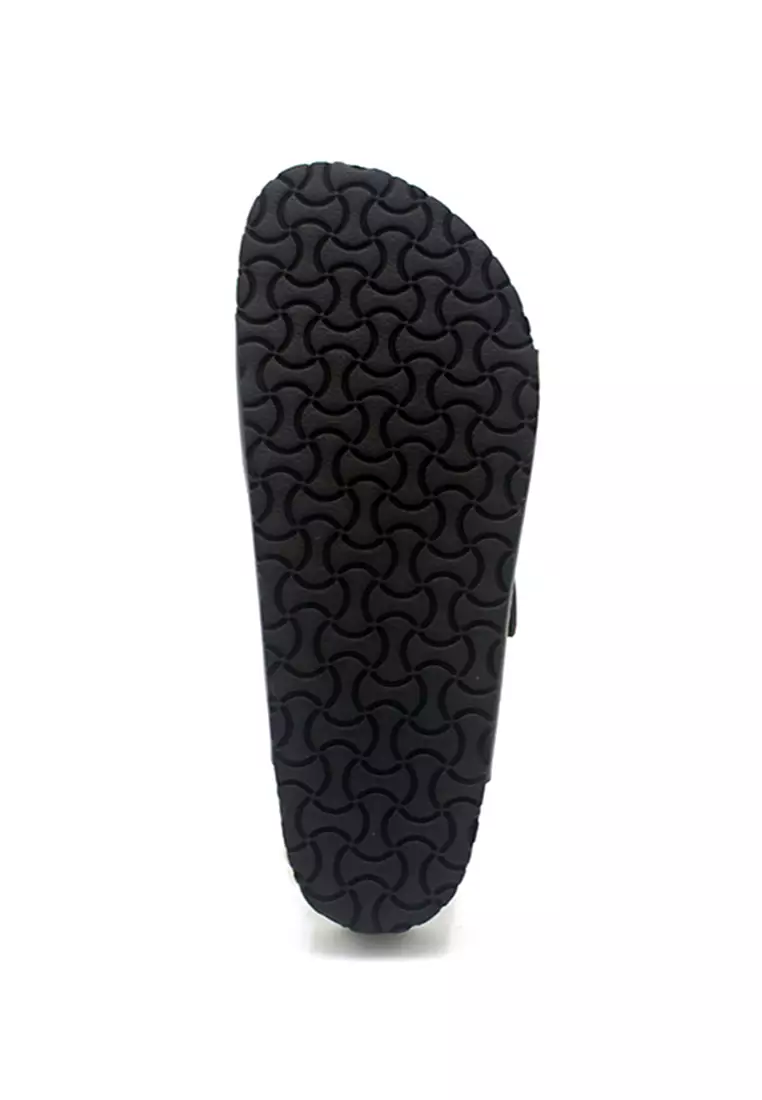 Buy SoleSimple Dublin Dark Brown Leather Sandals & Flip Flops Online