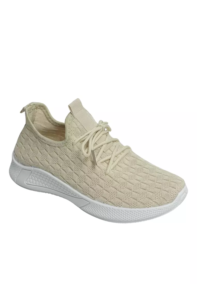 Dr. Kevin Sepatu Olahraga Sport Wanita Sneakers Flyknit Tali 589-063