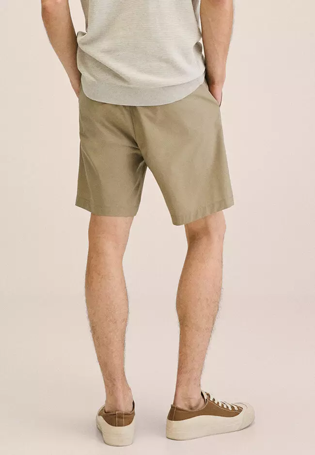 Buy MANGO Man Elastic Waist Bermuda Shorts 2025 Online ZALORA