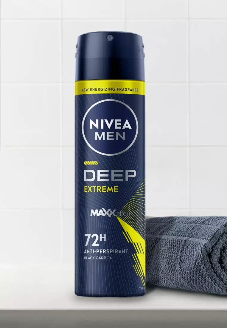 Buy Nivea Men Deodorant Deep Extreme Spray for Men, 150ml 2025