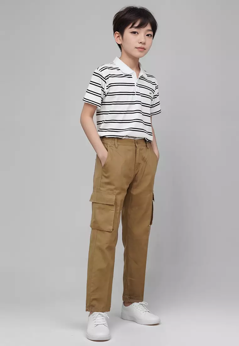 Crocodile KIDS PENE Brown - Celana Cargo Anak Junior - Panjang