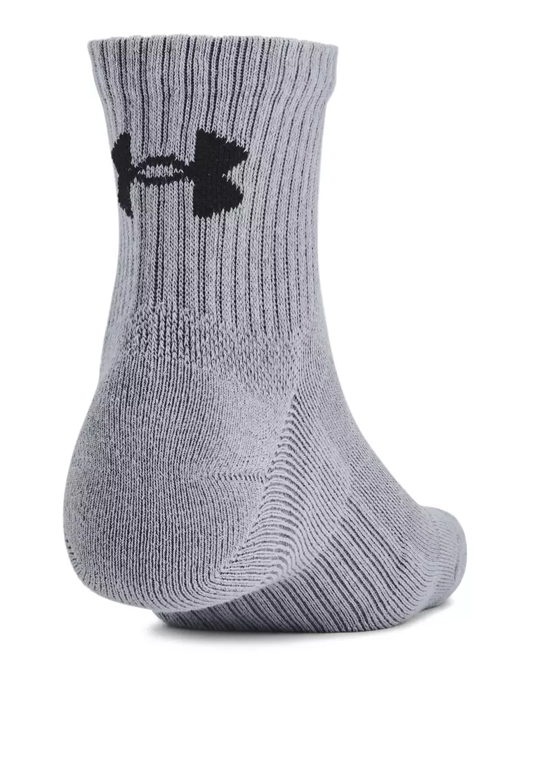 Cotton 3-Pack Quarter Socks