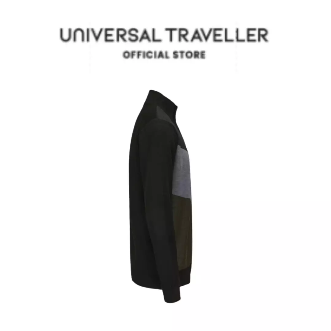 Universal Traveller MOCK NECK ARROW PATTERN KNITTED SWEATER KS24074