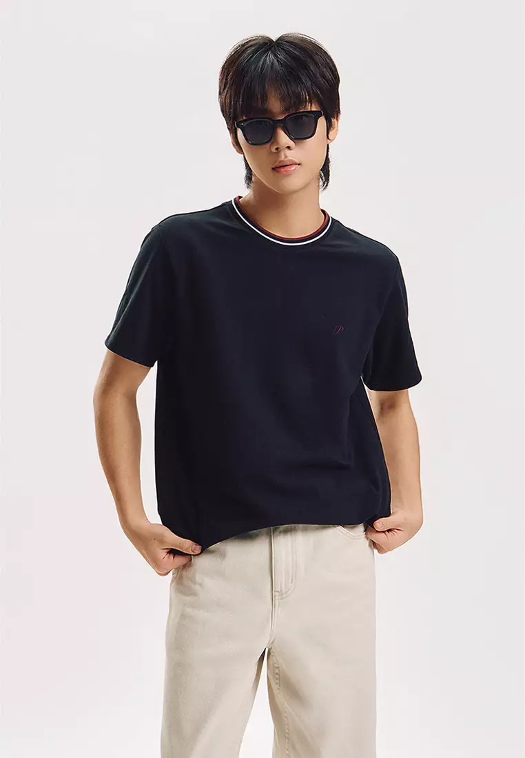 Regular Fit T-Shirt with Embroidery