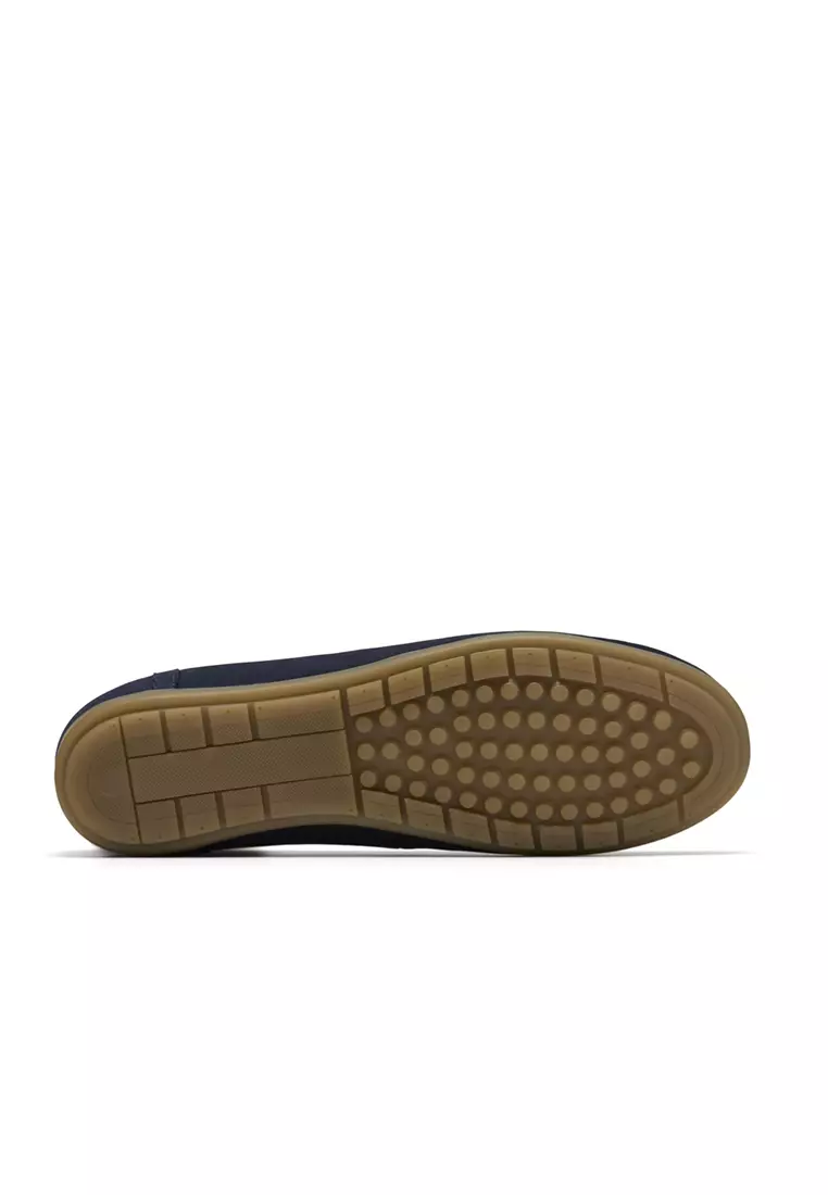 Womens Elliotte Sail Moccasins Navy Nubuck - Wide Fit
