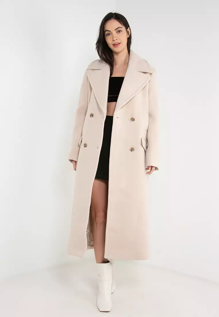 Full cheap wool coat