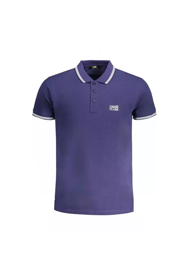 Buy Cavalli Class Men S Polo Shirt Purple 2024 Online ZALORA Philippines