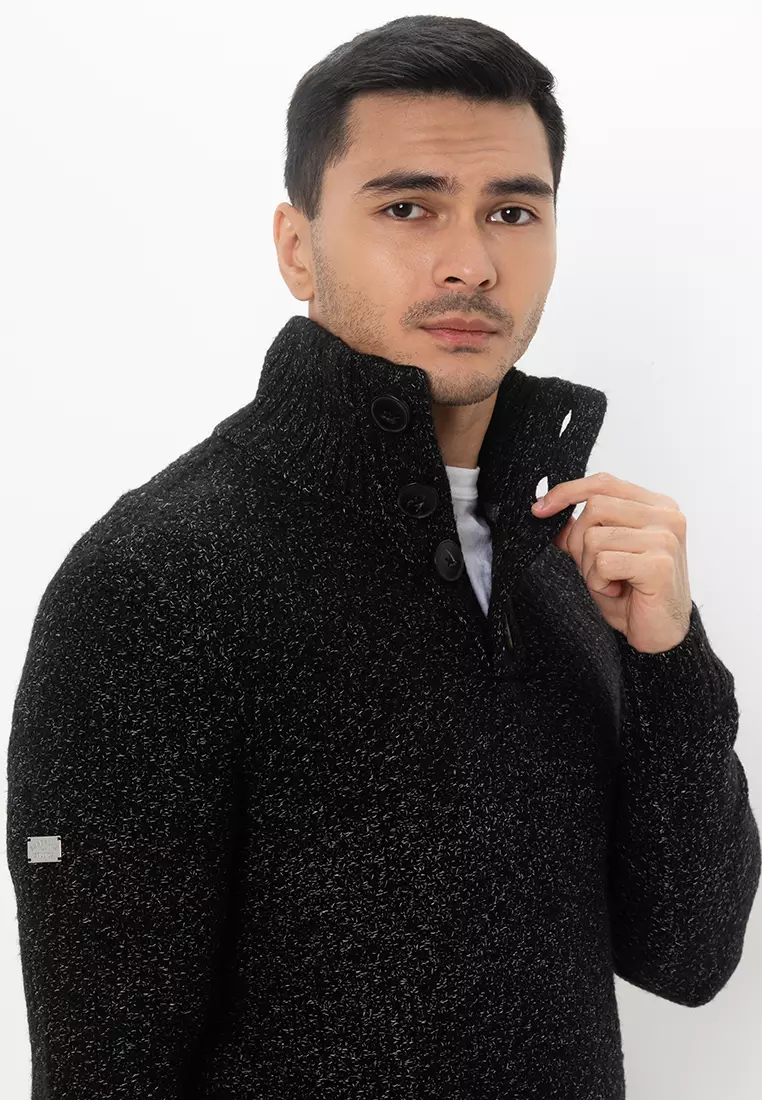 Buy Superdry Chunky Button High Neck Jumper 2025 Online ZALORA