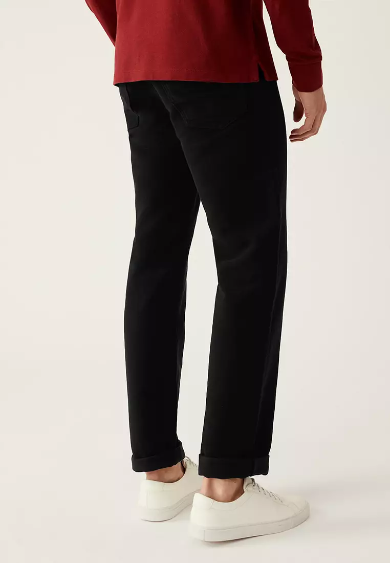 Regular Fit Moleskin Trousers