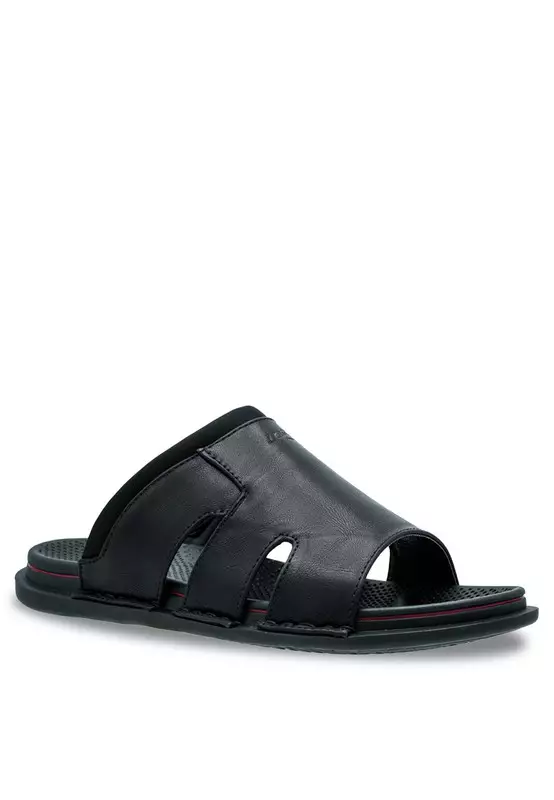 Faux leather slide new arrivals sandals