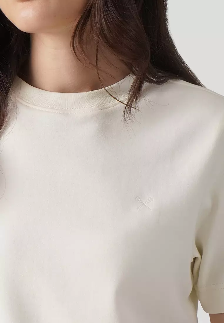 Interlock T-Shirt With Side Slit