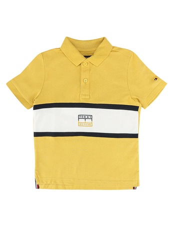 Tommy Hilfiger yellow Essential Colorblock Polo Shirt 553E9KAAA03809GS_1