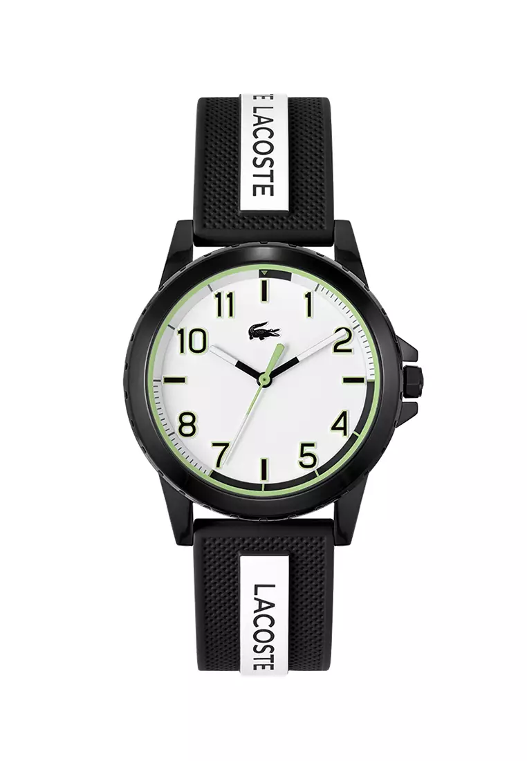 White lacoste cheap watch men's