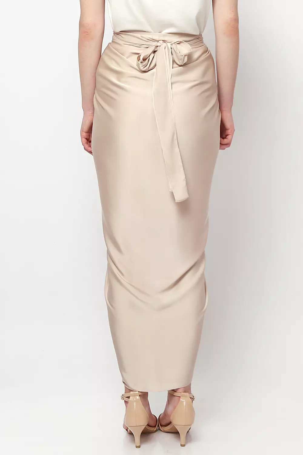 Aisyah Lilit Skirt in Nude