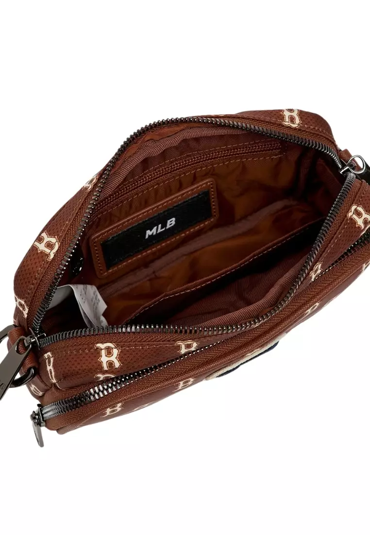 Monogram Mini Cross Bag - Boston Brown