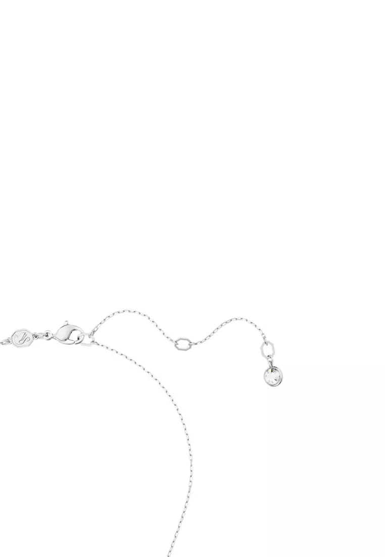 Luna Pendant Moon White Rhodium Plated