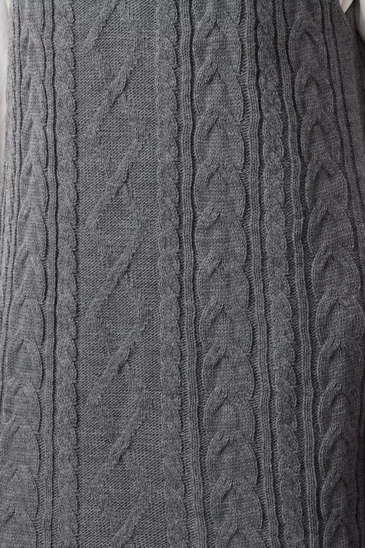 Sleeveless Sweater Dress