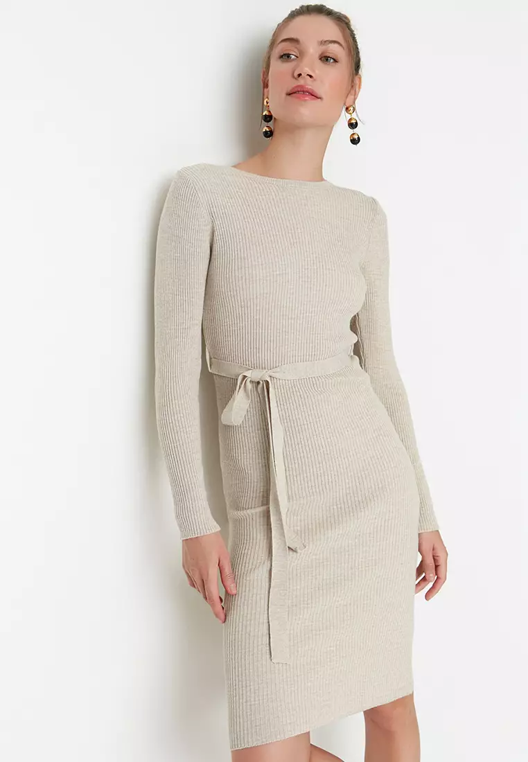 網上選購Trendyol Fitted Knit Dress 2024 系列| ZALORA香港